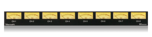 プロオーディオ機器 デジタル入力 8ch VUモニタ（1Uサイズ）